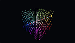 OKLCH 색 공간을 3D로 뜯어보기 — three.js 색역 뷰어 제작기
