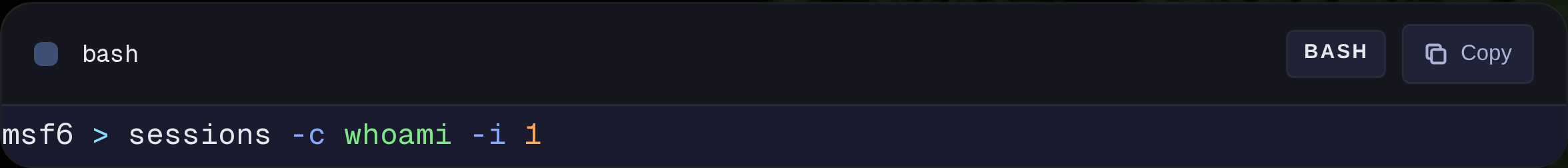 쉘 명령 실행 결과 — uid=0(root), pwd=/, whoami=root